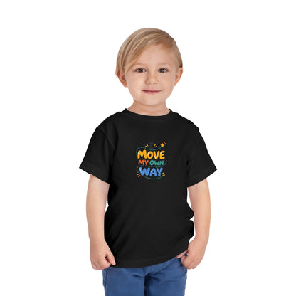 "I Move My Own Way" Toddler Graphic Tee | Uplifted By Design™ Adaptive Movement & Disability Pride Shirt