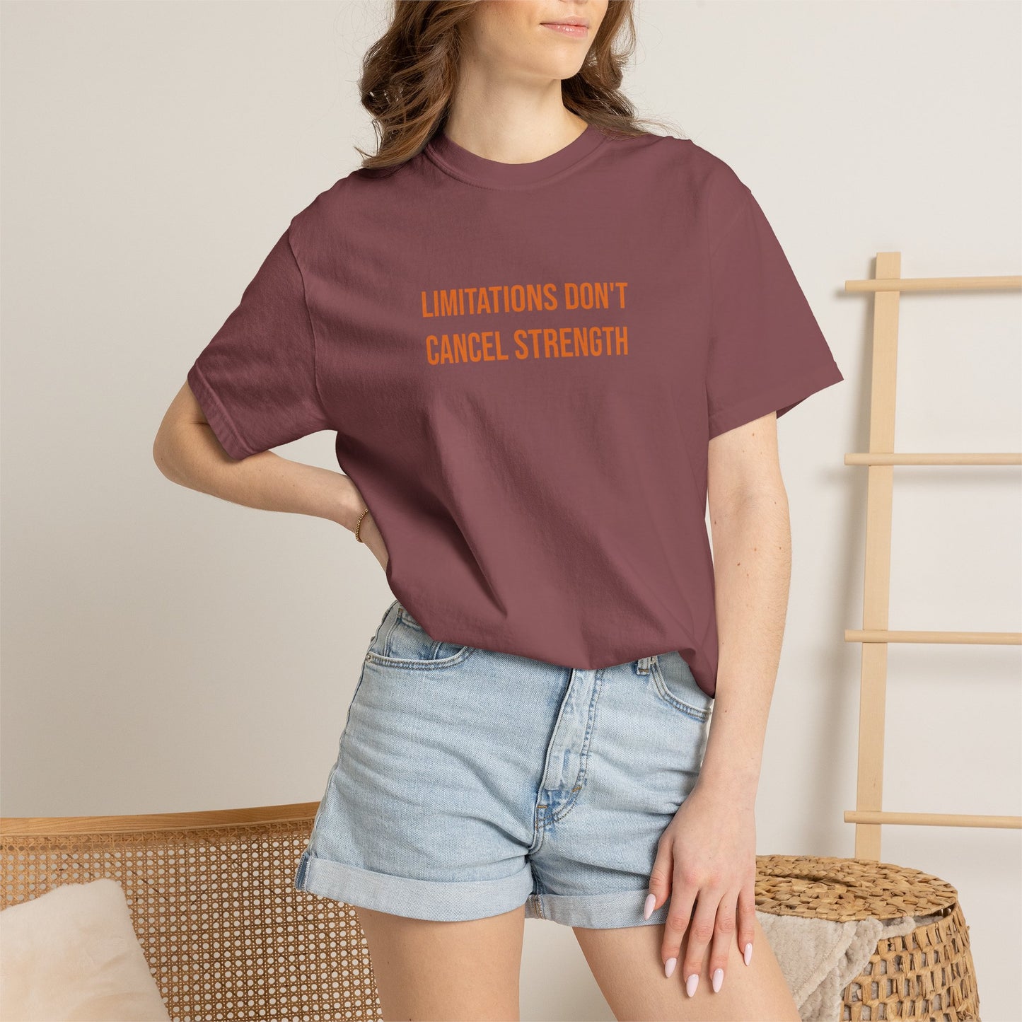 Limitations Dont Cancel Strength T-shirt | CP Awareness Tee