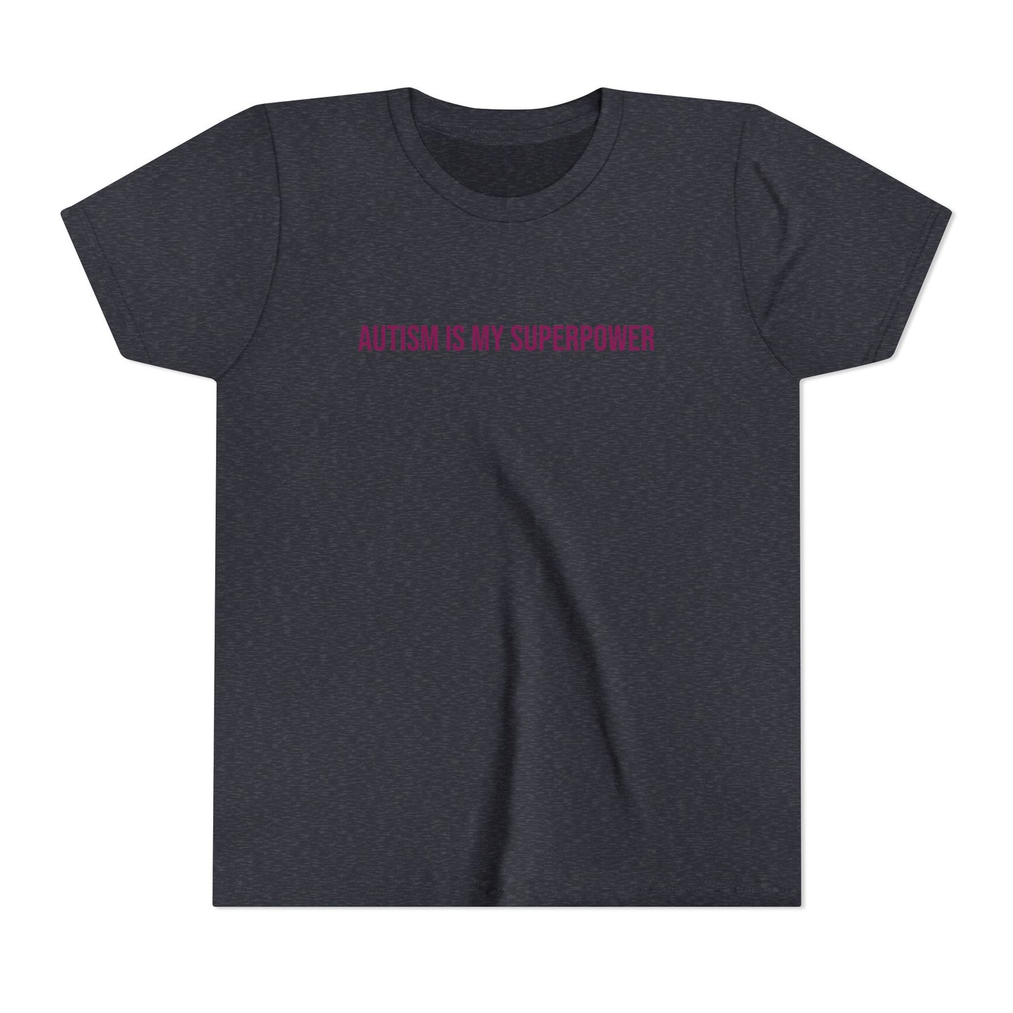 "Autism Is My Superpower" Neurodivergent Pride Youth Tee | Uplifted By Design