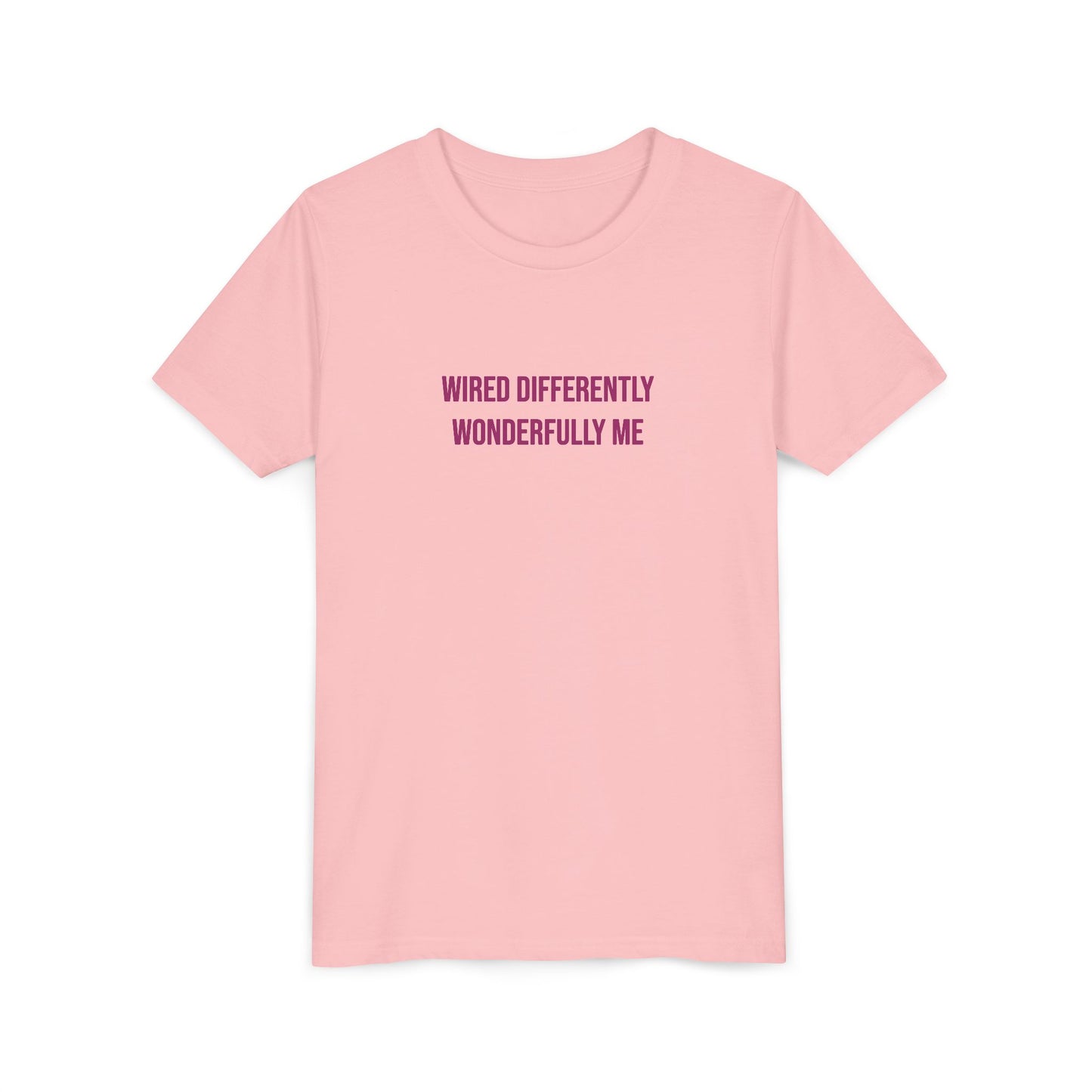 Youth Tee — "Wired Differently Wonderfully Me" Inspirational Kids T‑Shirt