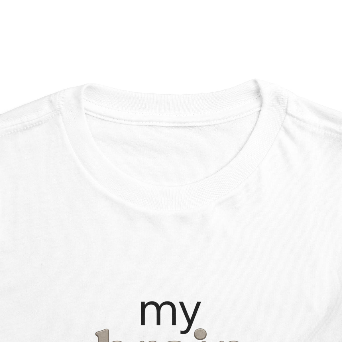 My Brain Shines Bright Neurodiversity Toddler Shirt | Autism Acceptance