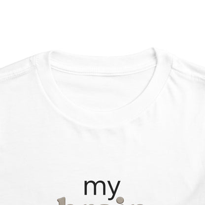 My Brain Shines Bright Neurodiversity Toddler Shirt | Autism Acceptance