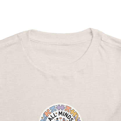 All Minds Welcome Here Neurodiversity Toddler Tee | Autism Acceptance