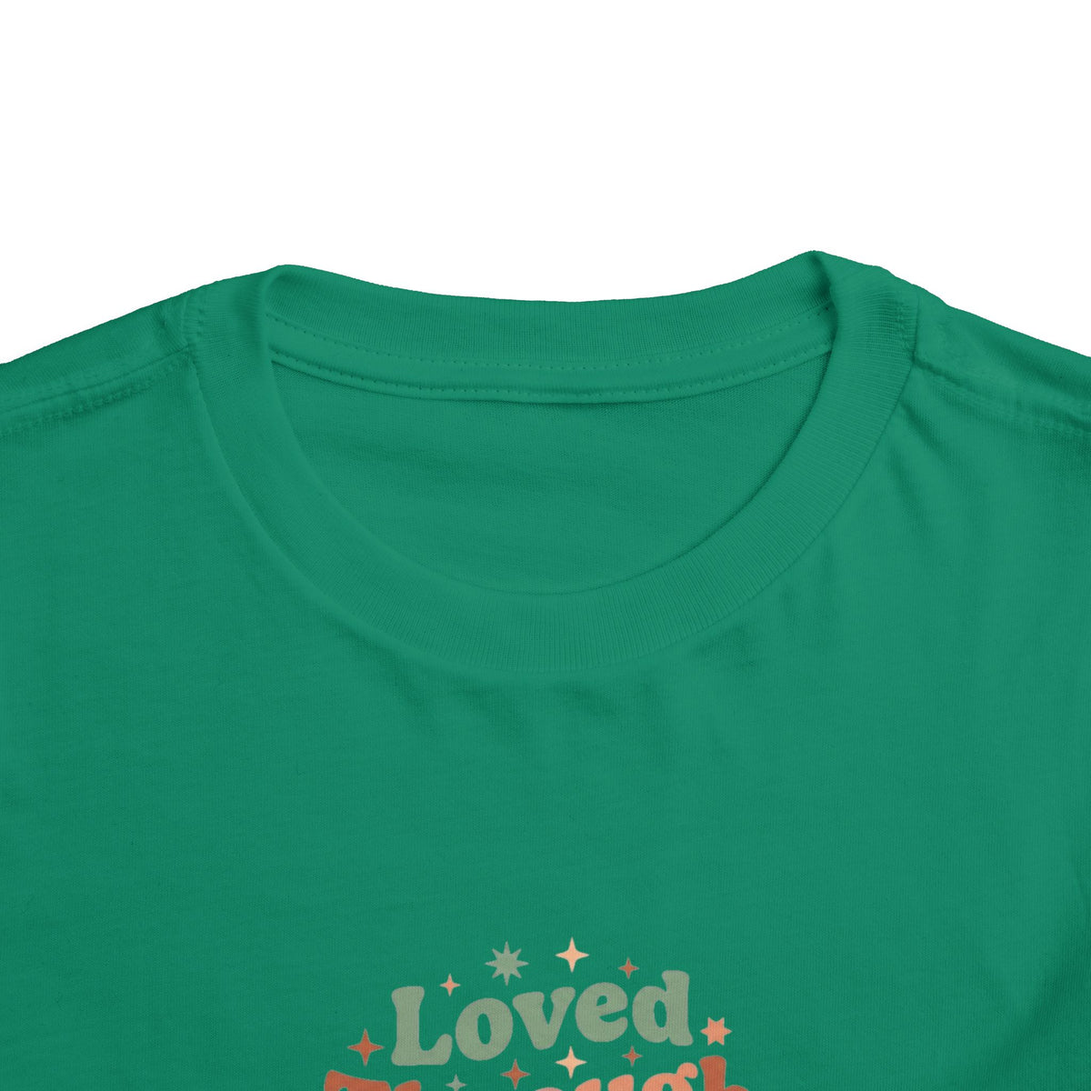 Loved Through Every Feeling Toddler Shirt | Emotional Wellness Sticker Badge Kids Tee