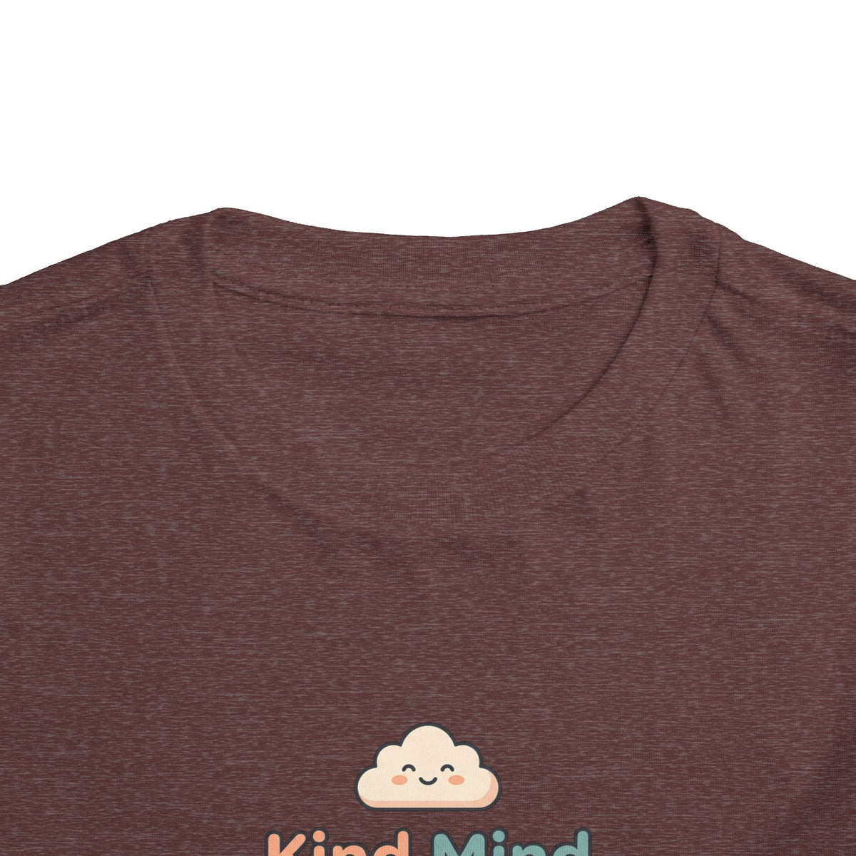 Kind Mind Brave Heart Toddler Shirt | Positive Affirmations Emotional Wellness Kids Tee
