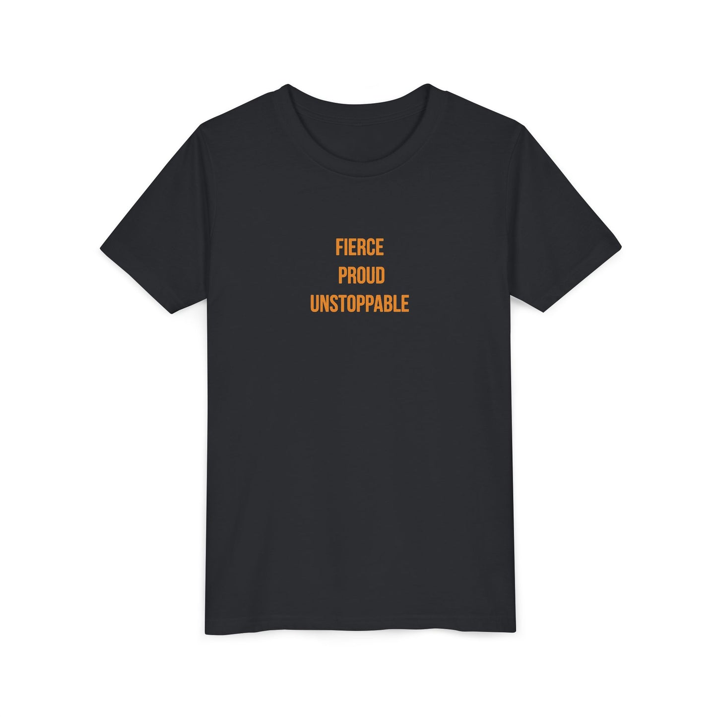 "Fierce Proud Unstoppable" Cerebral Palsy Awareness Youth Tee | Uplifted By Design