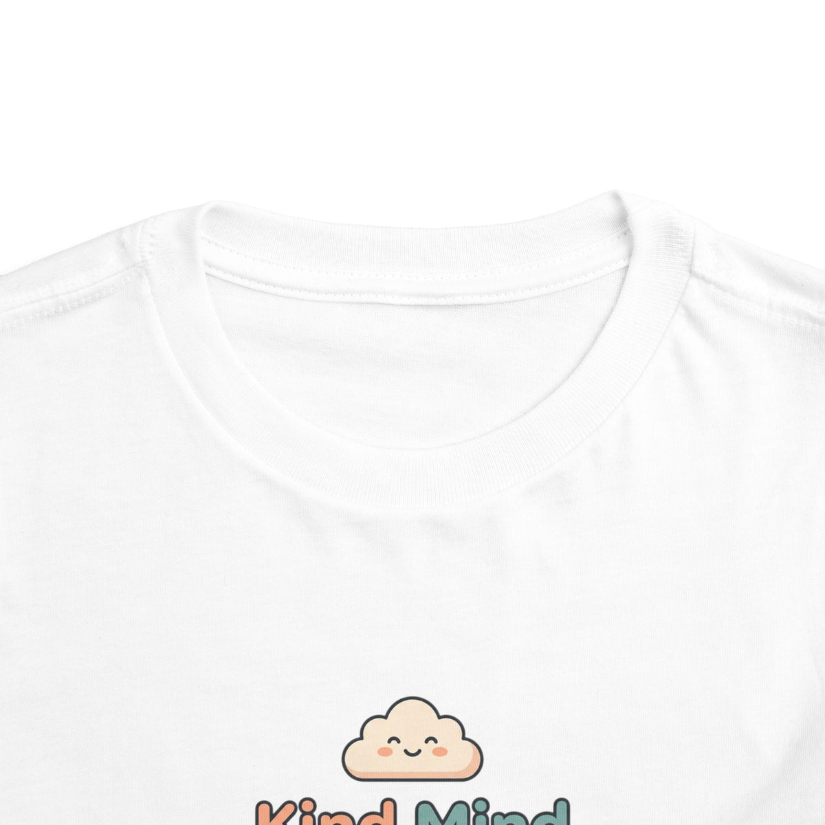 Kind Mind Brave Heart Toddler Shirt | Positive Affirmations Emotional Wellness Kids Tee
