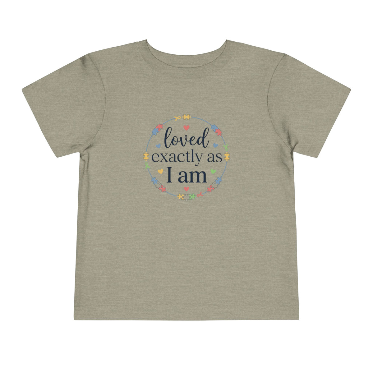 Loved Exactly As I Am Neurodiversity Toddler Tee | Autism Acceptance