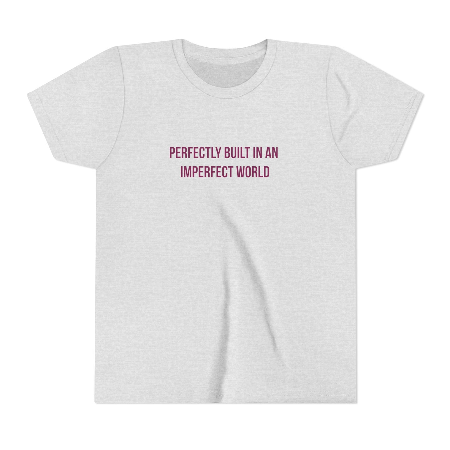 "Perfectly Built in an Imperfect World" Autism Awareness Youth Tee