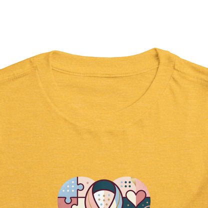 Uniquely Me, Wonderfully Free Neurodiversity Toddler Tee | Autism Acceptance