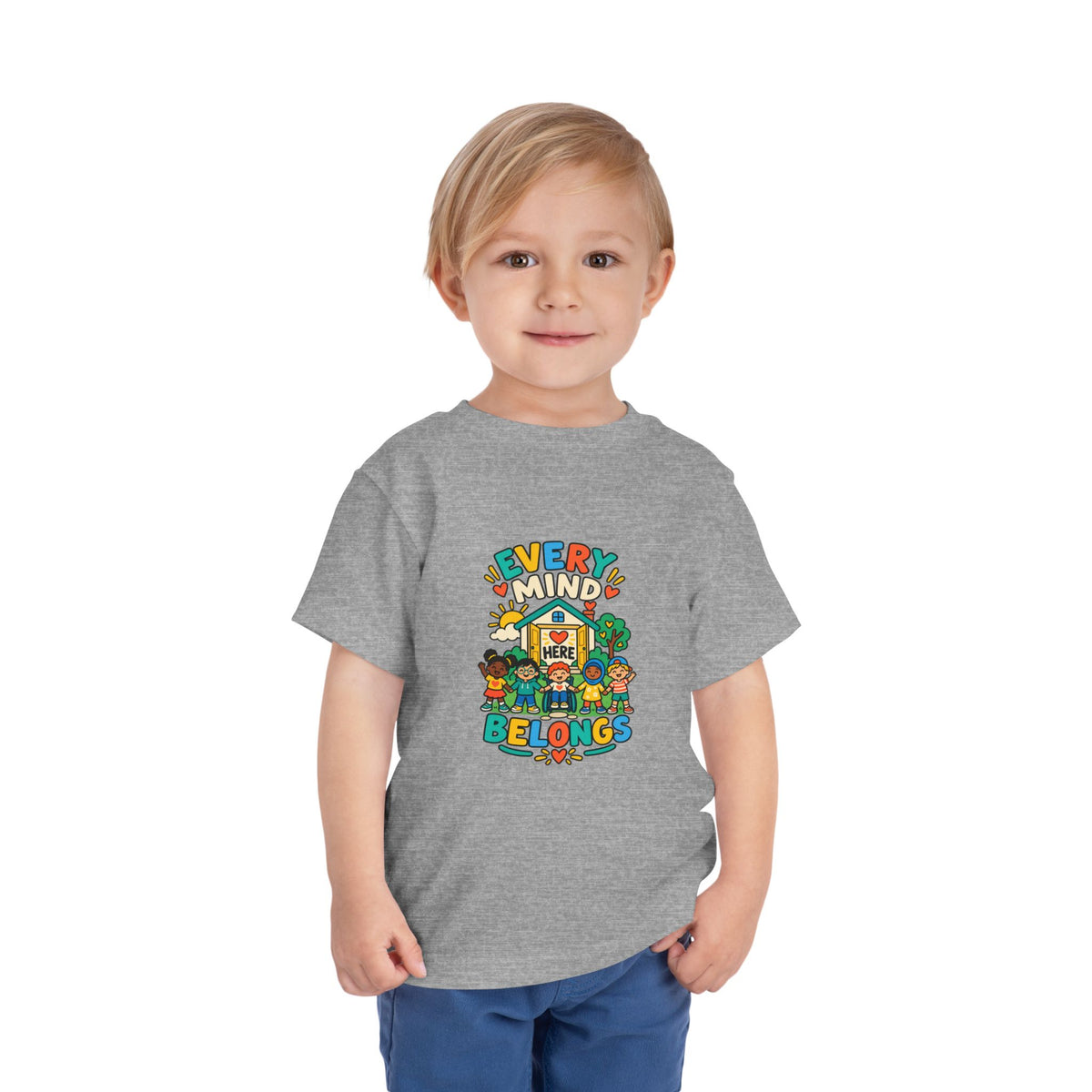 Every Mind Belongs Here Neurodiversity Toddler Tee | Autism Acceptance
