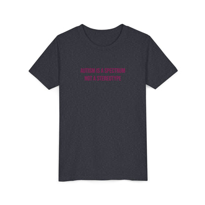 "Autism Is A Spectrum Not A Stereotype" Neurodivergent Pride Youth Tee | Uplifted By Design