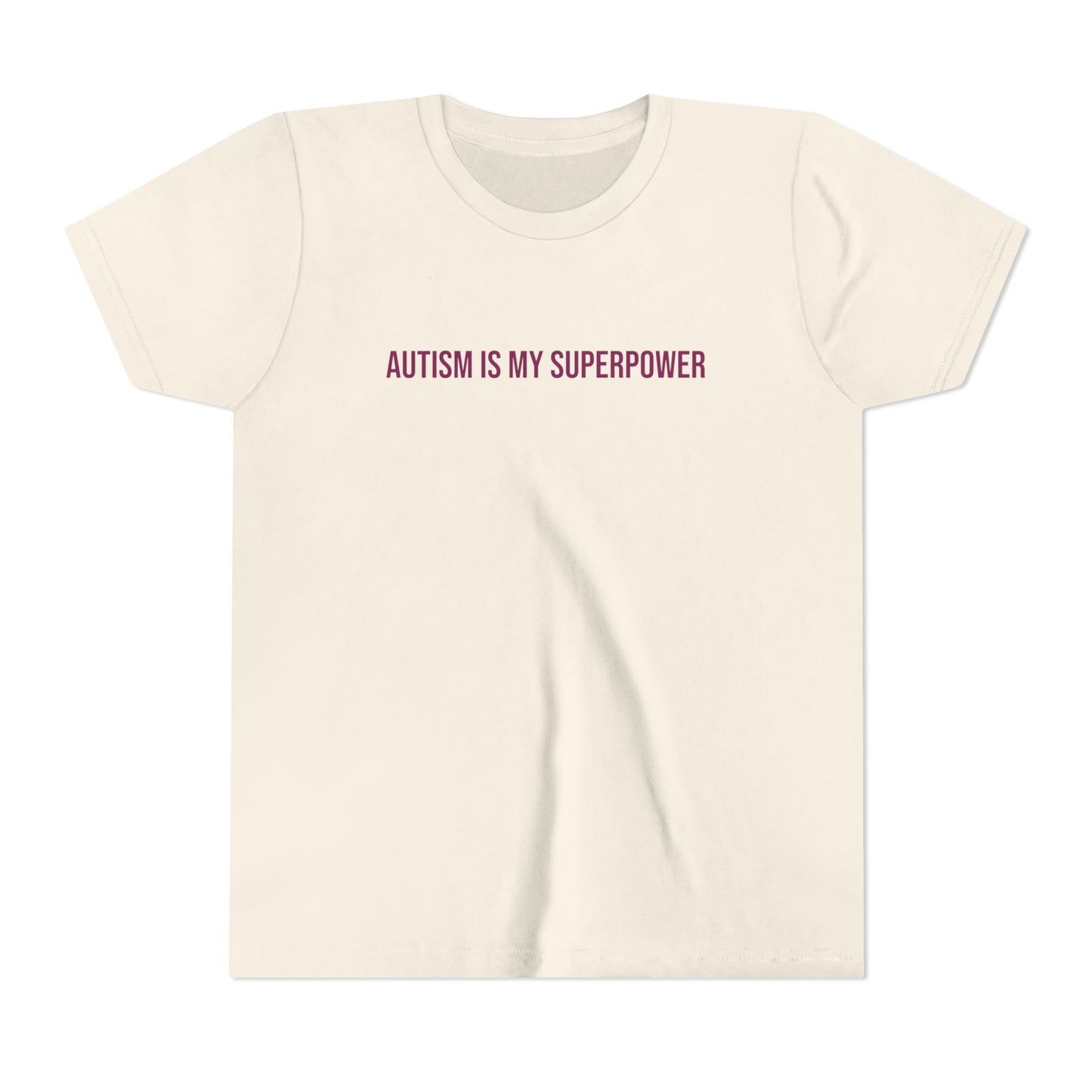 "Autism Is My Superpower" Neurodivergent Pride Youth Tee | Uplifted By Design