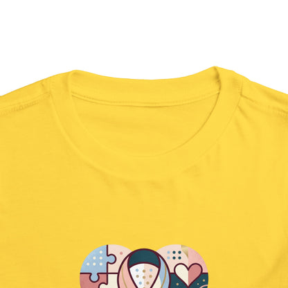 Uniquely Me, Wonderfully Free Neurodiversity Toddler Tee | Autism Acceptance