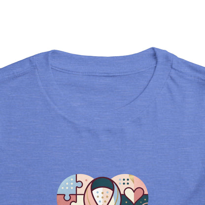 Uniquely Me, Wonderfully Free Neurodiversity Toddler Tee | Autism Acceptance