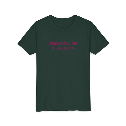 "Autism Is A Spectrum Not A Stereotype" Neurodivergent Pride Youth Tee | Uplifted By Design