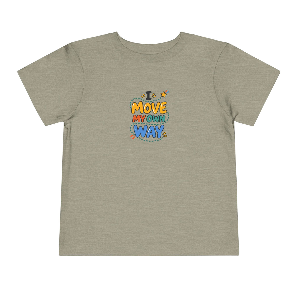 "I Move My Own Way" Toddler Graphic Tee | Uplifted By Design™ Adaptive Movement & Disability Pride Shirt