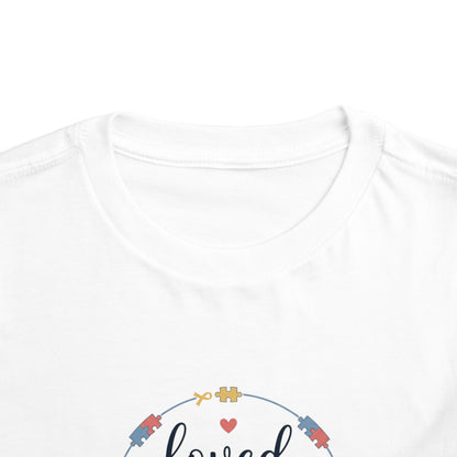Loved Exactly As I Am Neurodiversity Toddler Tee | Autism Acceptance