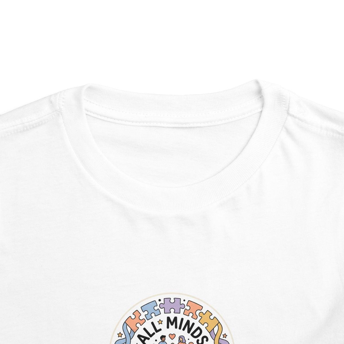 All Minds Welcome Here Neurodiversity Toddler Tee | Autism Acceptance