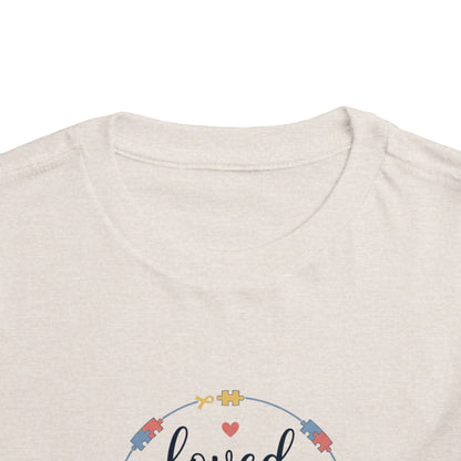 Loved Exactly As I Am Neurodiversity Toddler Tee | Autism Acceptance