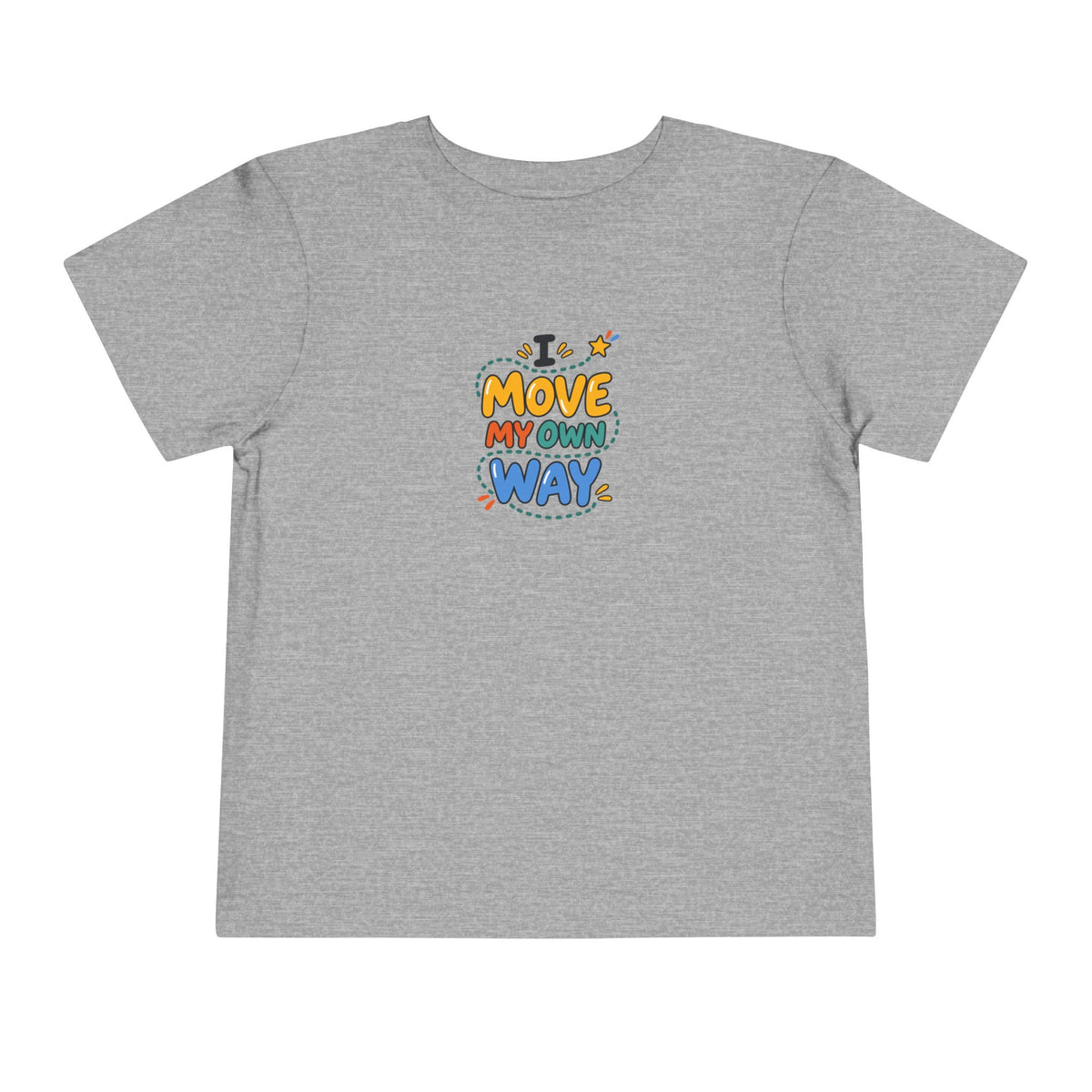"I Move My Own Way" Toddler Graphic Tee | Uplifted By Design™ Adaptive Movement & Disability Pride Shirt