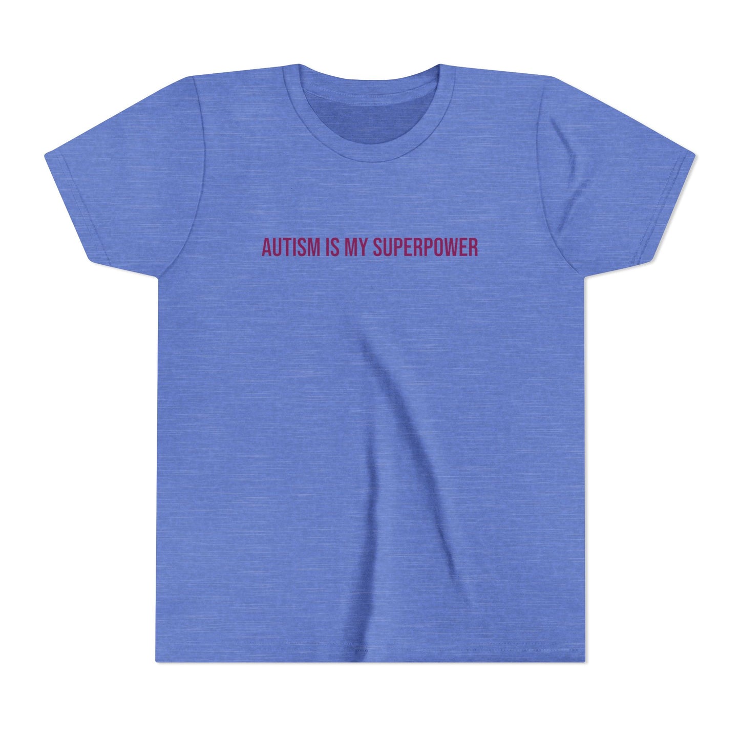 "Autism Is My Superpower" Neurodivergent Pride Youth Tee | Uplifted By Design