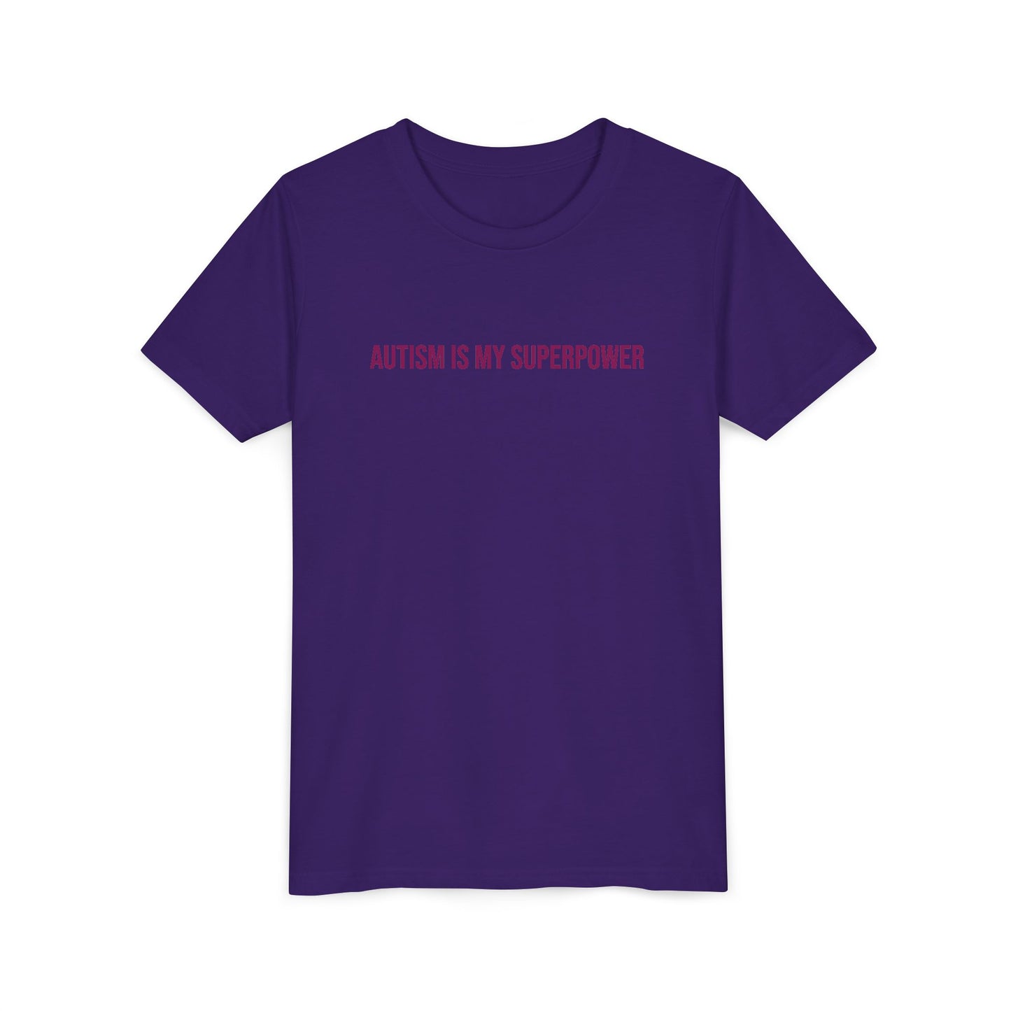"Autism Is My Superpower" Neurodivergent Pride Youth Tee | Uplifted By Design