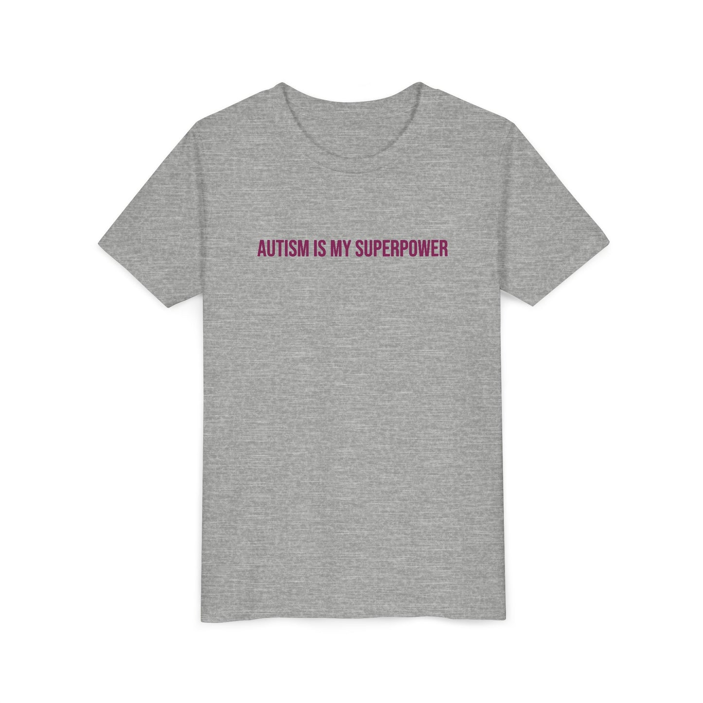 "Autism Is My Superpower" Neurodivergent Pride Youth Tee | Uplifted By Design