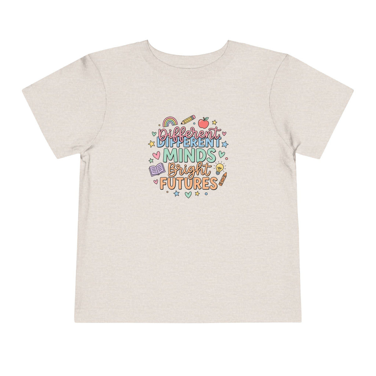 Different Minds, Bright Futures Neurodiversity Toddler Tee | Autism Acceptance