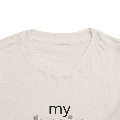 My Brain Shines Bright Neurodiversity Toddler Shirt | Autism Acceptance