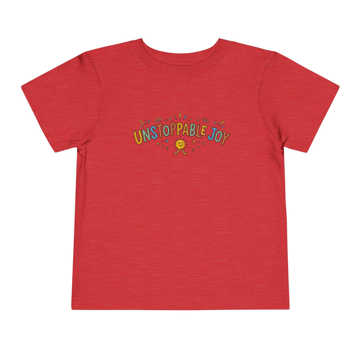 "Unstoppable Joy" Toddler Graphic Tee | Uplifted By Design™ Cerebral Palsy & Adaptive Movement Shirt