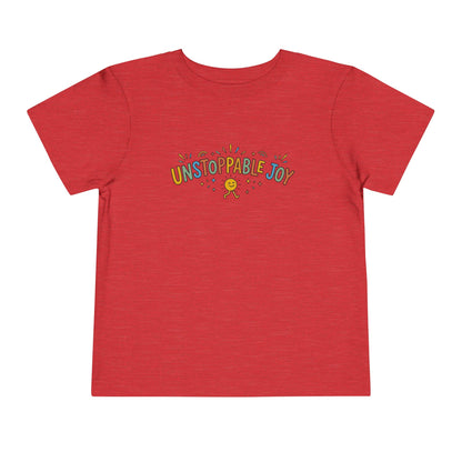 "Unstoppable Joy" Toddler Graphic Tee | Uplifted By Design™ Cerebral Palsy & Adaptive Movement Shirt