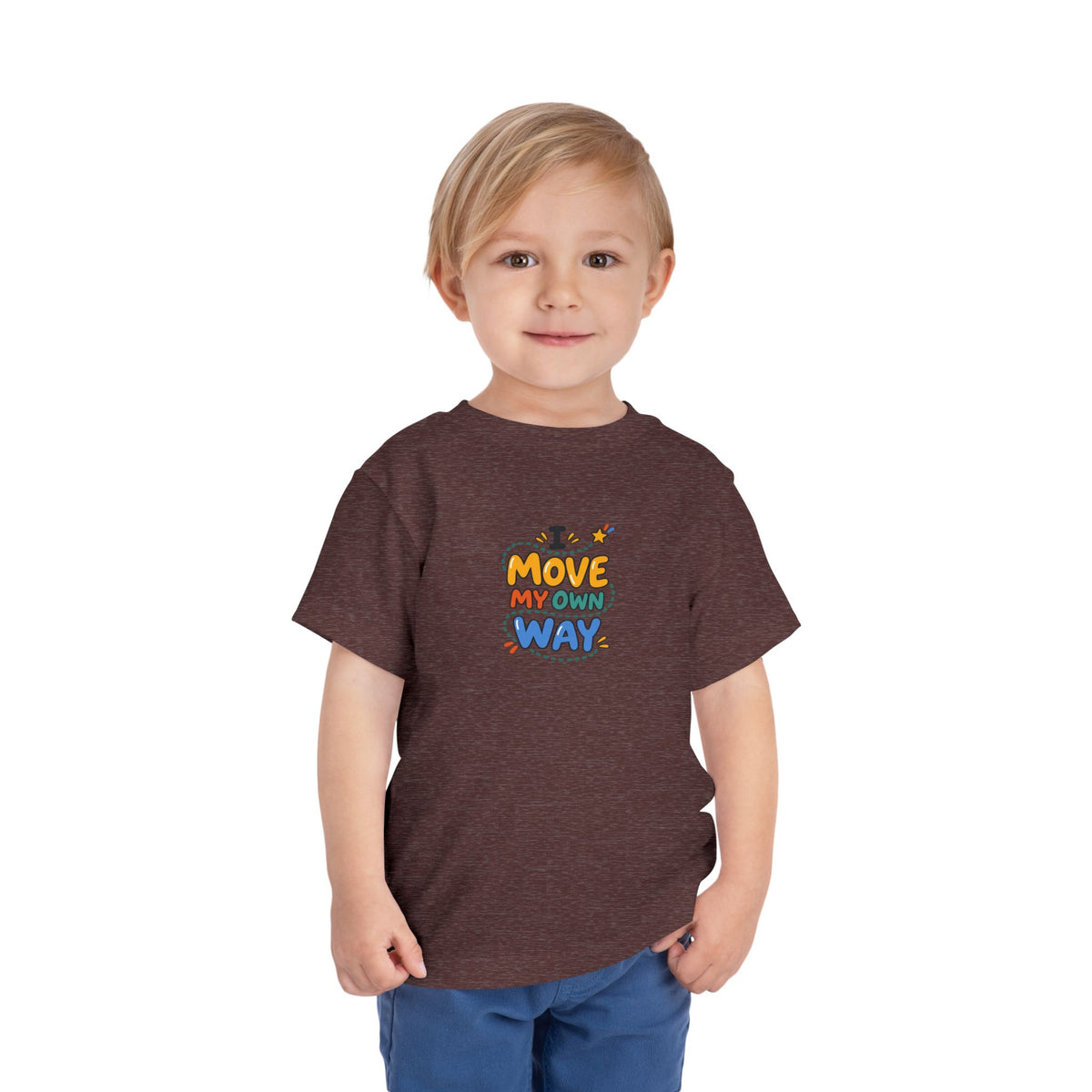 "I Move My Own Way" Toddler Graphic Tee | Uplifted By Design™ Adaptive Movement & Disability Pride Shirt