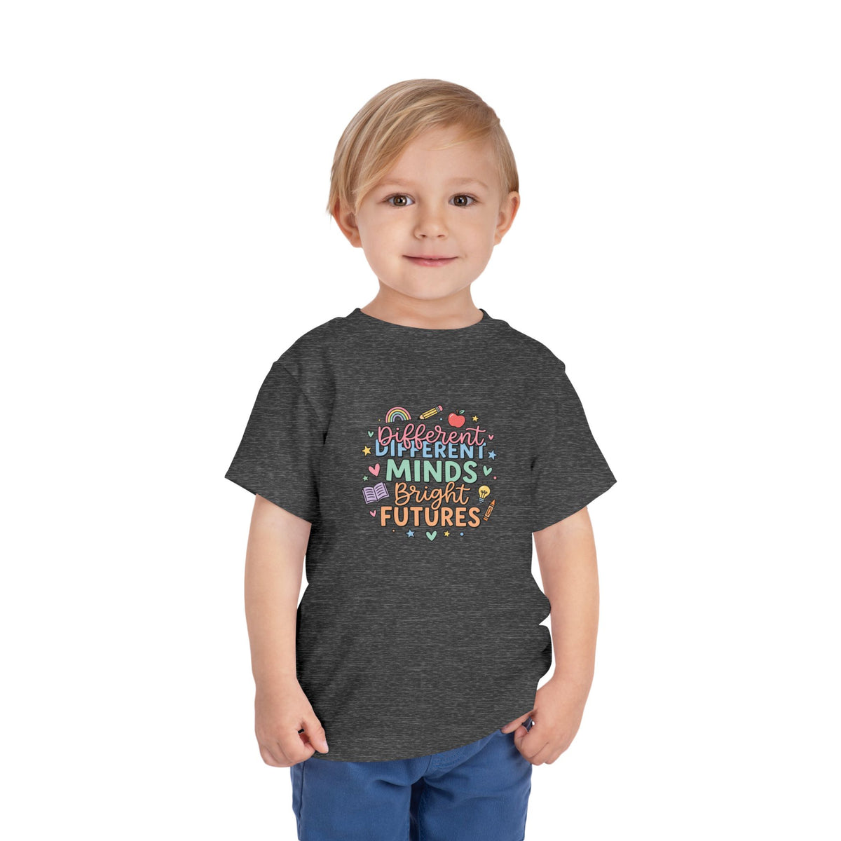 Different Minds, Bright Futures Neurodiversity Toddler Tee | Autism Acceptance