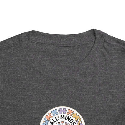 All Minds Welcome Here Neurodiversity Toddler Tee | Autism Acceptance