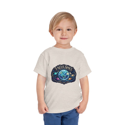 Toddler Tee — "I Need Space" Cosmic Galaxy | Autism Acceptance & Sensory Pride Shirt