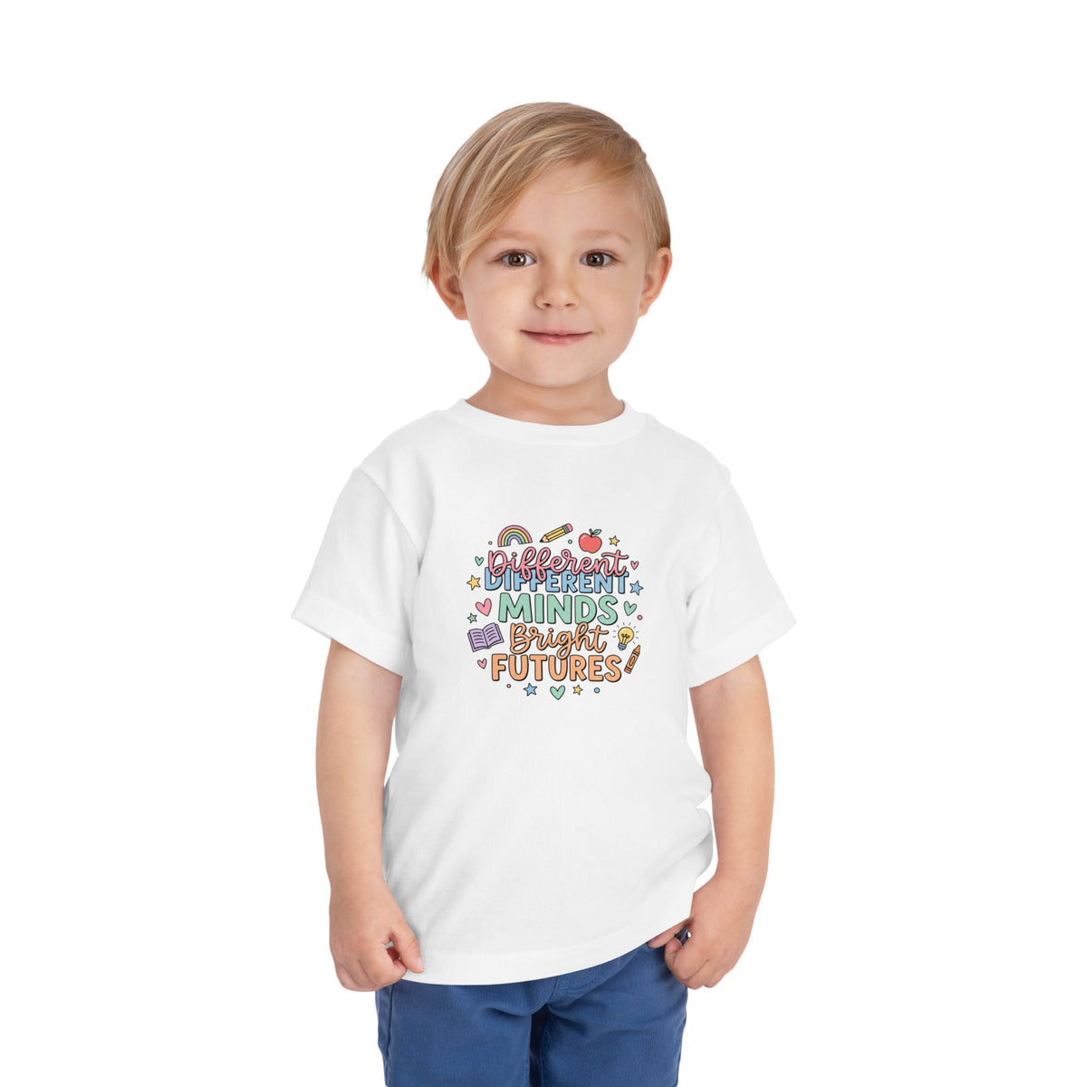 Different Minds, Bright Futures Neurodiversity Toddler Tee | Autism Acceptance