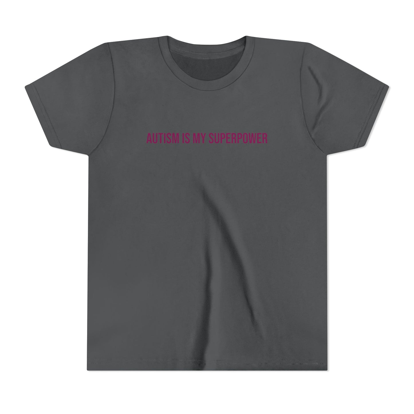 "Autism Is My Superpower" Neurodivergent Pride Youth Tee | Uplifted By Design