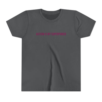 "Autism Is My Superpower" Neurodivergent Pride Youth Tee | Uplifted By Design