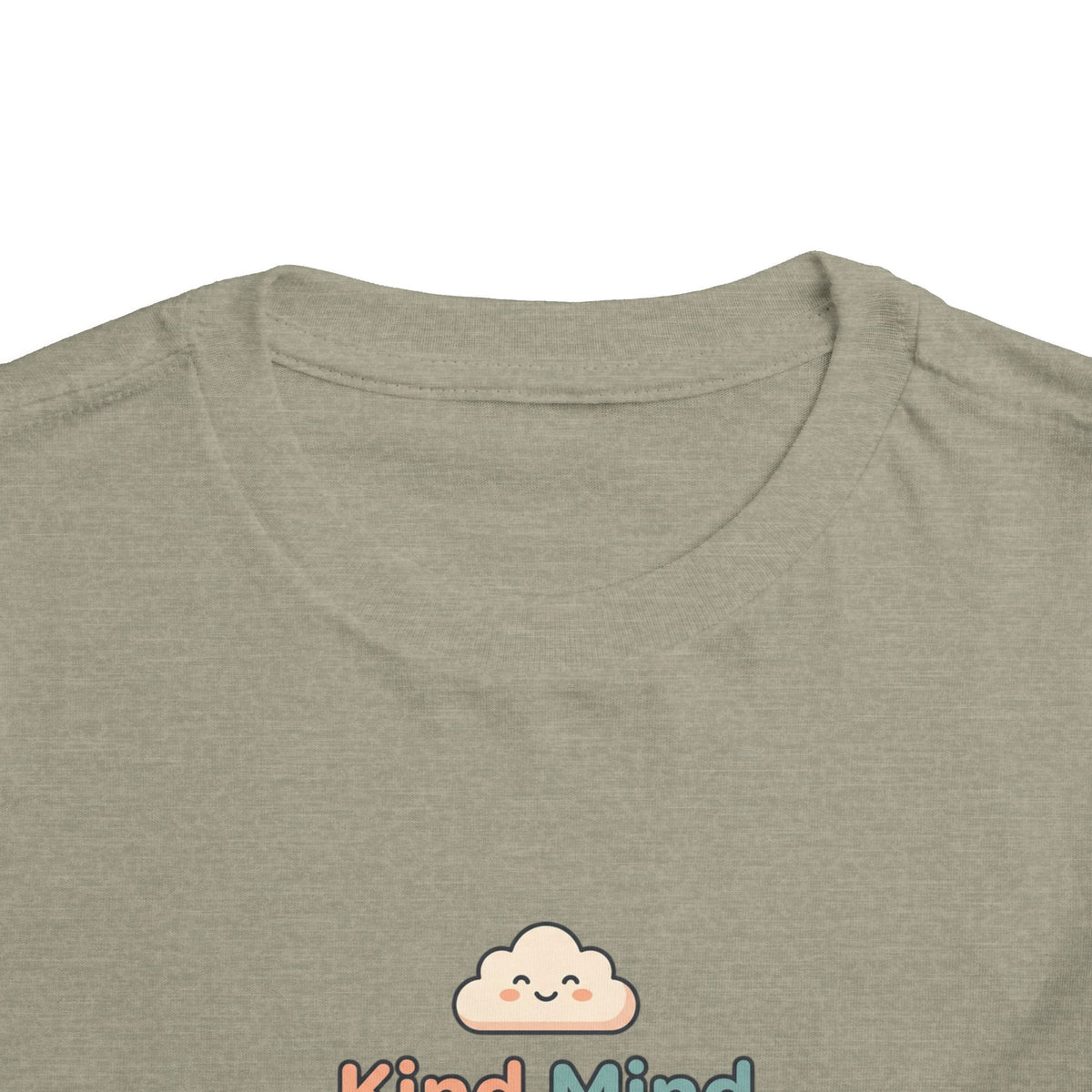 Kind Mind Brave Heart Toddler Shirt | Positive Affirmations Emotional Wellness Kids Tee