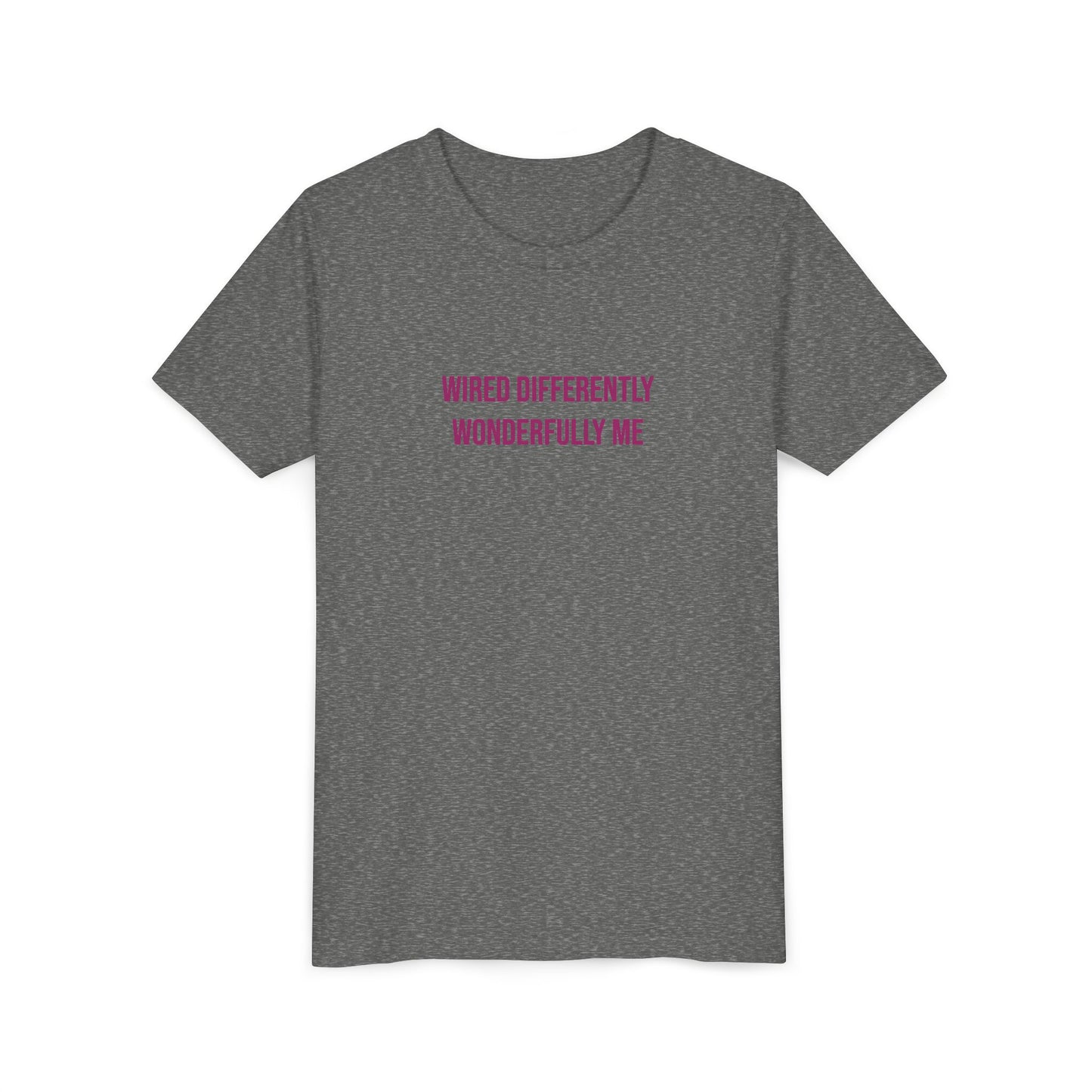 Youth Tee — "Wired Differently Wonderfully Me" Inspirational Kids T‑Shirt