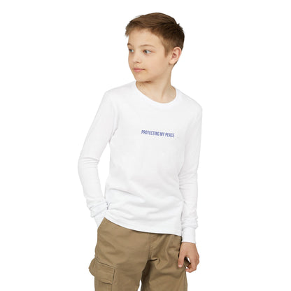 Protecting My Peace Youth Long-Sleeve Tee | Uplifted By Design™