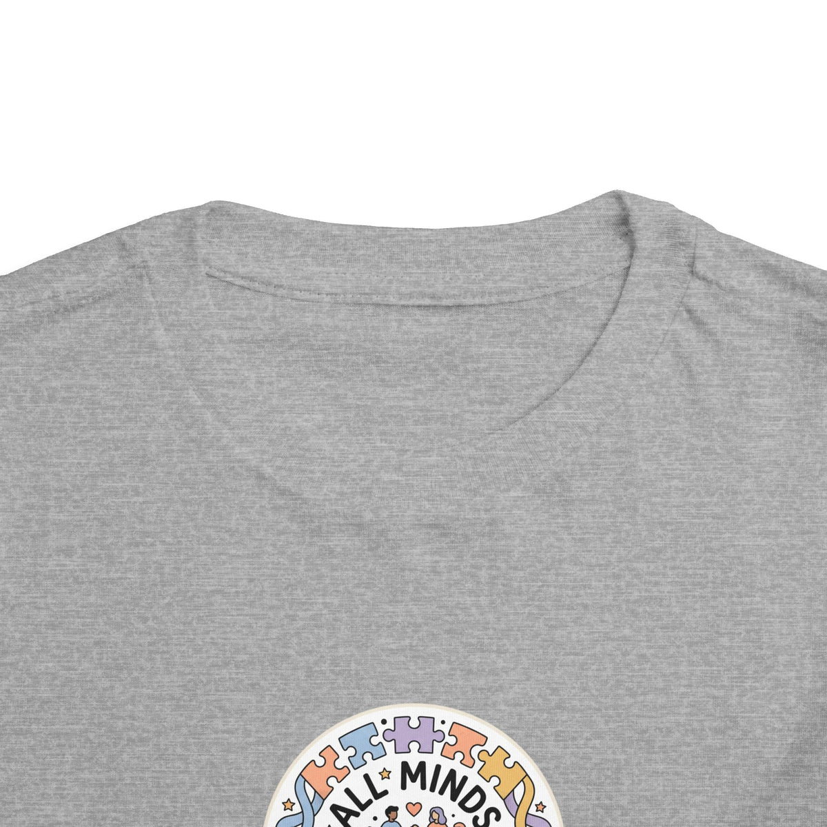 All Minds Welcome Here Neurodiversity Toddler Tee | Autism Acceptance
