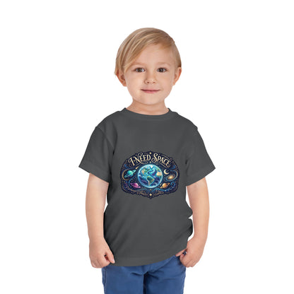 Toddler Tee — "I Need Space" Cosmic Galaxy | Autism Acceptance & Sensory Pride Shirt