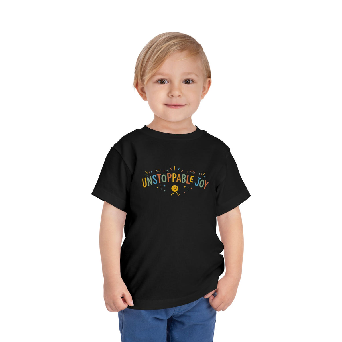 "Unstoppable Joy" Toddler Graphic Tee | Uplifted By Design™ Cerebral Palsy & Adaptive Movement Shirt
