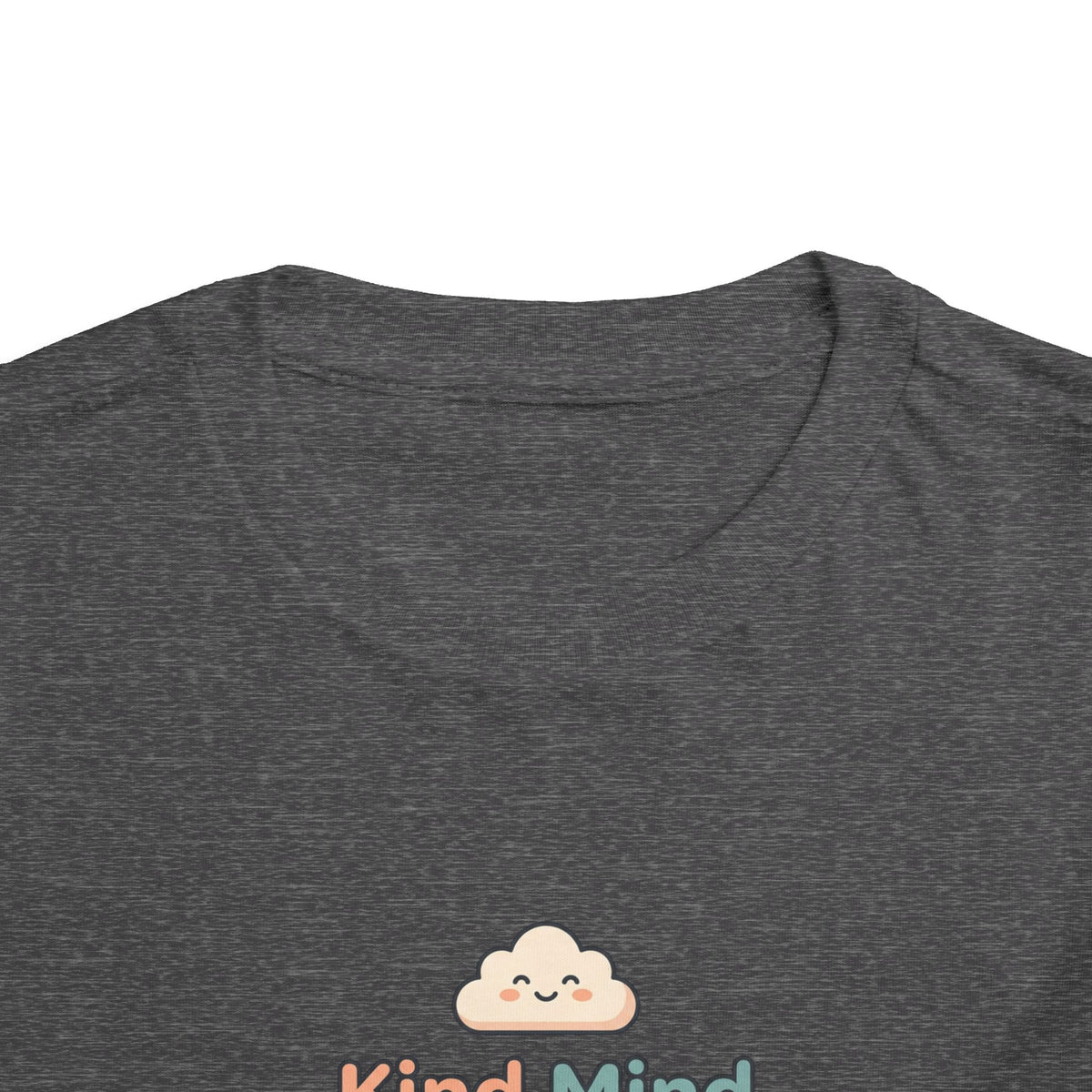 Kind Mind Brave Heart Toddler Shirt | Positive Affirmations Emotional Wellness Kids Tee