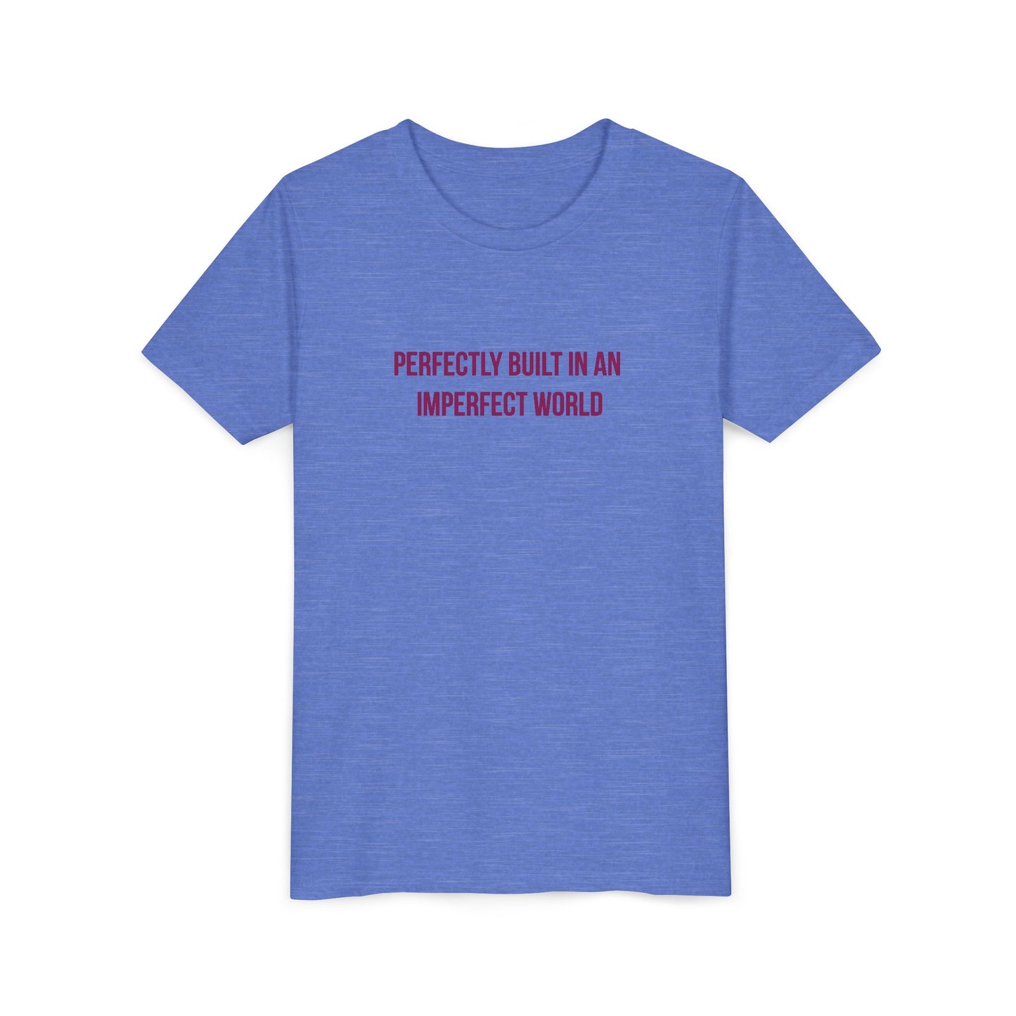 "Perfectly Built in an Imperfect World" Autism Awareness Youth Tee