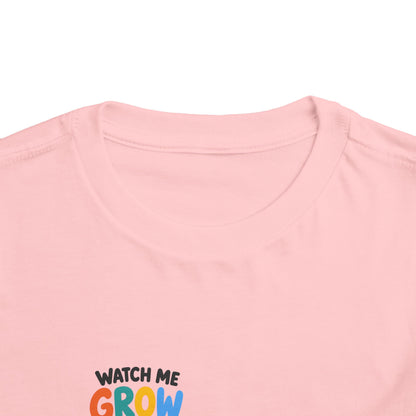 Watch Me Grow and Glow Toddler Tee — Cute Positive Growth Shirt