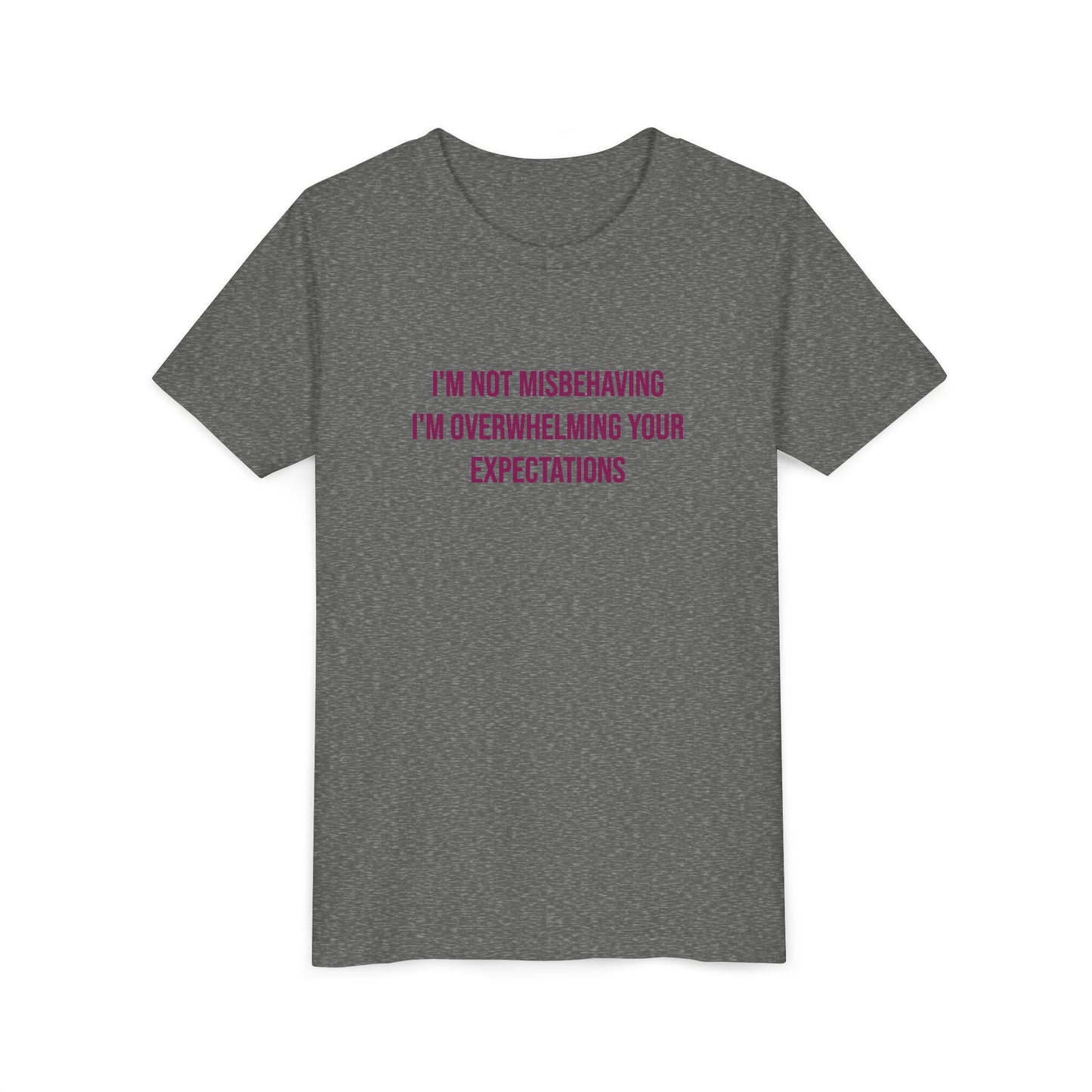 I'm Not Misbehaving" Neurodivergent Pride Youth Tee | Uplifted By Design