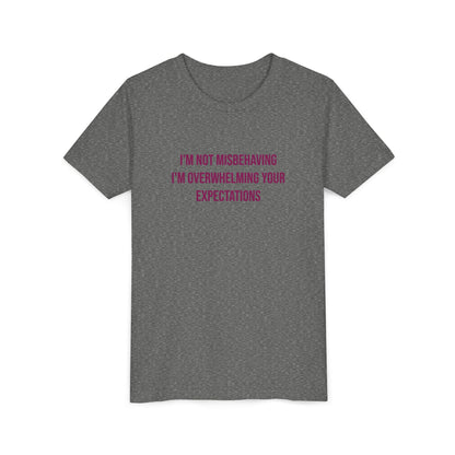 I'm Not Misbehaving" Neurodivergent Pride Youth Tee | Uplifted By Design
